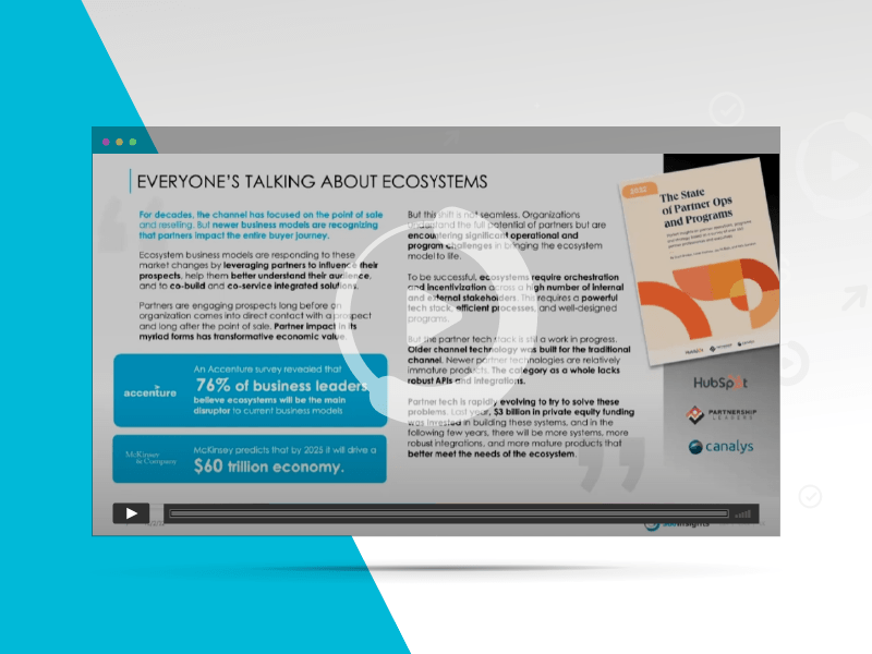 Videocast about how to design & Execute an Ecosystem Strategy Videocast about how to design & Execute an Ecosystem Strategy