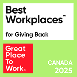 Best Workplaces for Giving Back: Canada 2025&nbsp; logo
