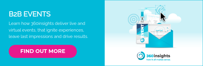 B2B EVENTS Learn how 360insights deliver live and virtual events, that ignite experiences, leave last impressions and drive results. &nbsp;